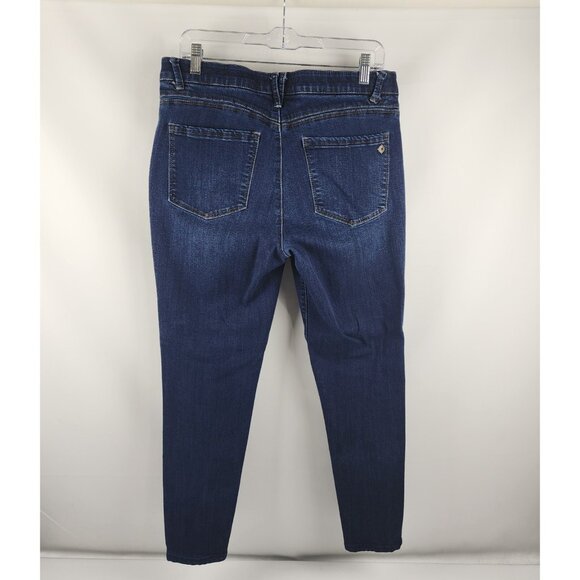 Democracy Jeans Womens 12 Blue AB Solution Ankle Length Skinny (32x27) B1721W5EH - Picture 7 of 10